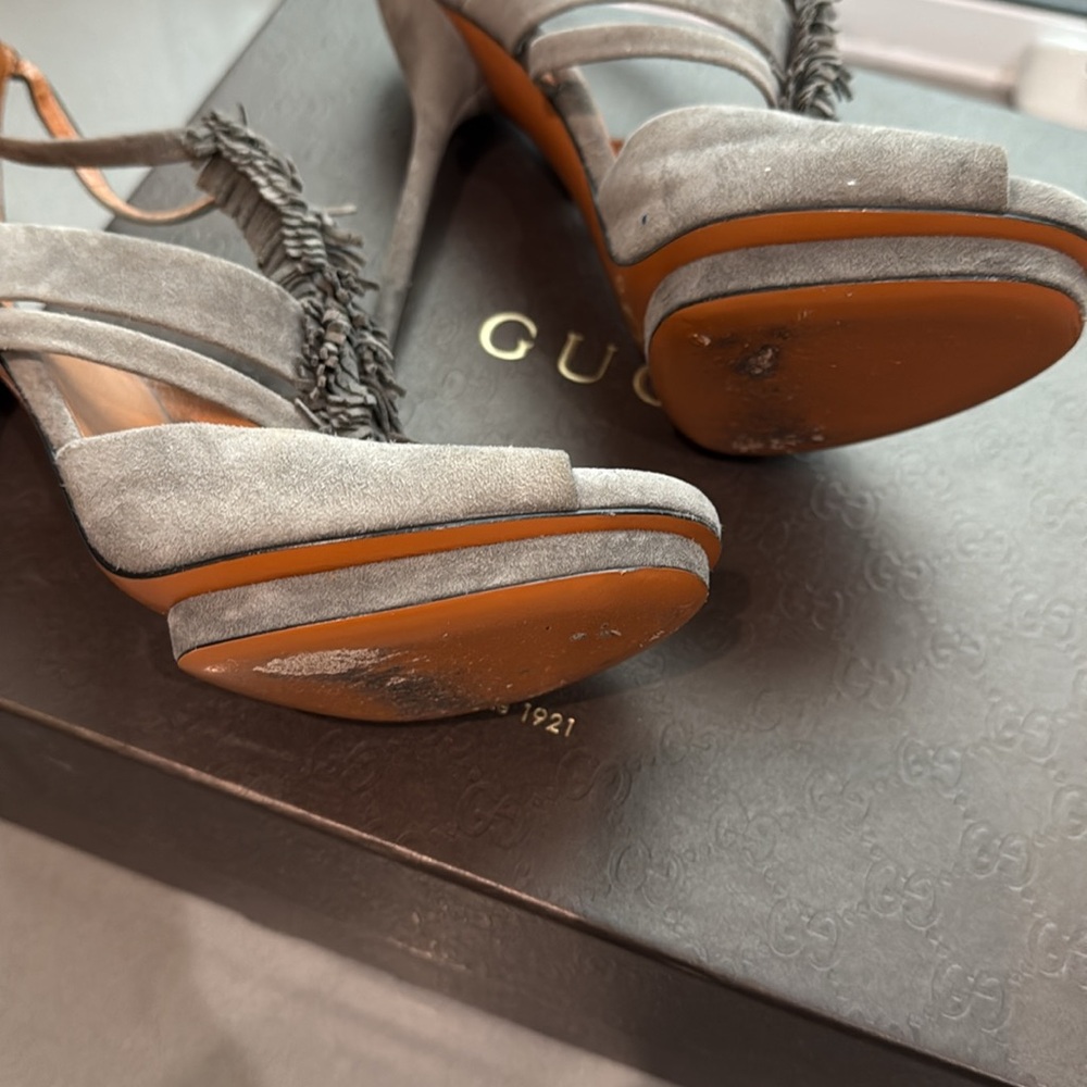 Gucci Gray High Heel Shoes - Picture 3 of 9